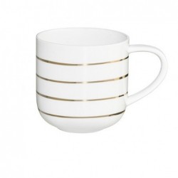 mug, golden lines